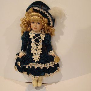 Vintage limited edition Victorian porcelain Doll